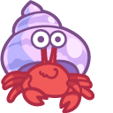 Cute Hermit Crab cursor