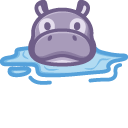 Cute Hippo cursor