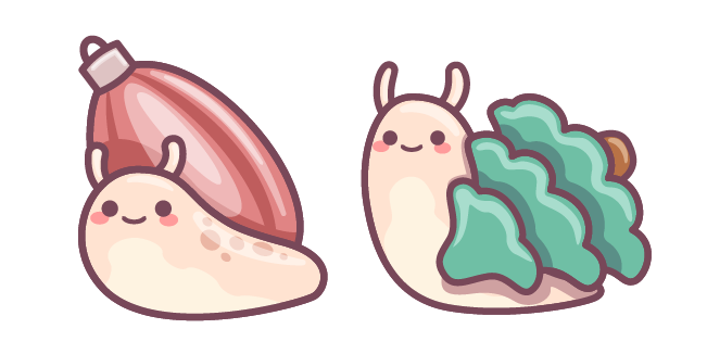 Cute Holiday Snails
