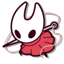 Cute Hollow Knight Hornet with a Needle cursor