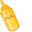 Cute Hot Dog and Mustard pointer