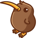 Cute Kiwi Fruit and Bird pointer