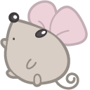 Cute Laughing Mouse pointer