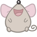 Cute Laughing Mouse cursor