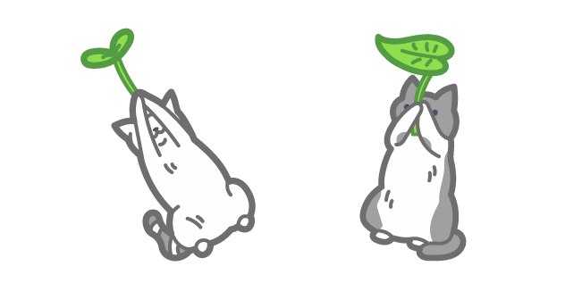 Cute Leaf Cats