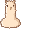 Cute Llama cursor