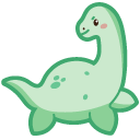 Cute Loch Ness Monster cursor