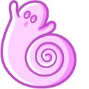 Cute Long Tail Ghost cursor