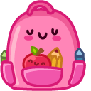 Cute Lunch Box and Backpack cursor