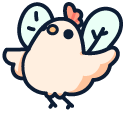 Cute Magical Chicken cursor