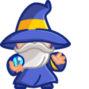 Cute Magician and Staff cursor