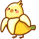 Cute Mango and Banana Parrots cursor