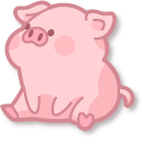 Cute Melancholic Pig pointer