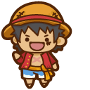 Cute Monkey D Luffy cursor