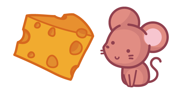 Cute Mouse and Cheese