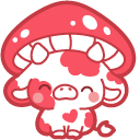 Cute Mushroom and Mushroom Cow cursor
