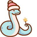 Cute New Year 2025 Snake cursor