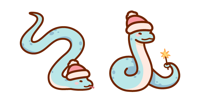 Cute New Year 2025 Snake