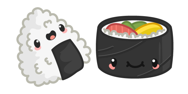 Cute Onigiri and Makizushi
