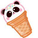 Cute Panda Ice Cream and Bear Pancakes pointer