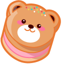 Cute Panda Ice Cream and Bear Pancakes cursor