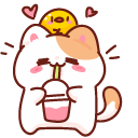 Cute Panicking and Happy Cat cursor