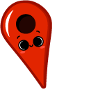 Cute Pin Drop in Love pointer