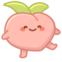 Cute Pineapple and Peach cursor