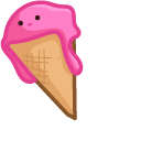 Cute Pink Ice Cream cursor