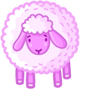 Cute Pink Sheep cursor