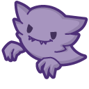 Cute Pokemon Gengar and Haunter cursor