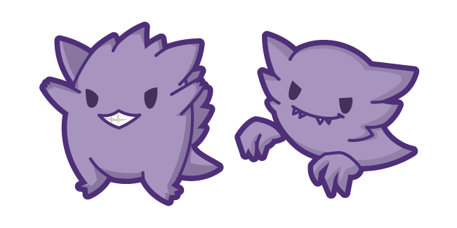 Cute Pokemon Gengar and Haunter