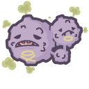 Cute Pokemon Koffing and Weezing cursor