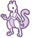 Cute Pokemon Mew and Mewtwo cursor