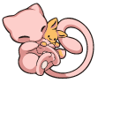 Cute Pokemon Mew on a Cloud pointer