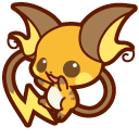 Cute Pokemon Raichu cursor