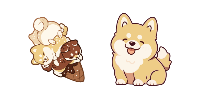 Cute Puppy Ice Cream