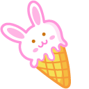 Cute Rabbit Ice Cream and Donut pointer