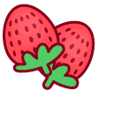 Cute Raccoon and Strawberry Pie pointer