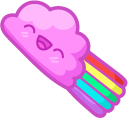Cute Rainbow Cloud and Storm Cloud pointer