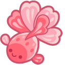 Cute Red Betta Fish cursor