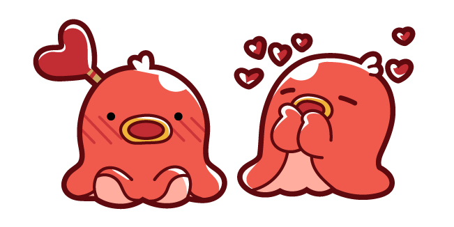 Cute Red Octopus Sausage