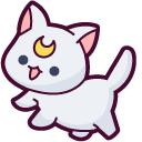 Cute Sailor Moon Luna and Artemis pointer