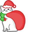 Cute Santa and Deer Cats pointer