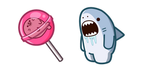 Cute Shark and Lollipop