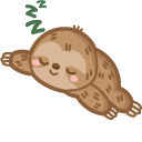 Cute Sloth Sleeping cursor