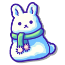 Cute Snow Bunny and Snow Cat pointer