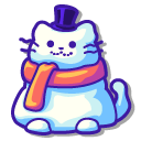 Cute Snow Bunny and Snow Cat cursor