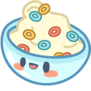 Cute Spoon and Cereal cursor