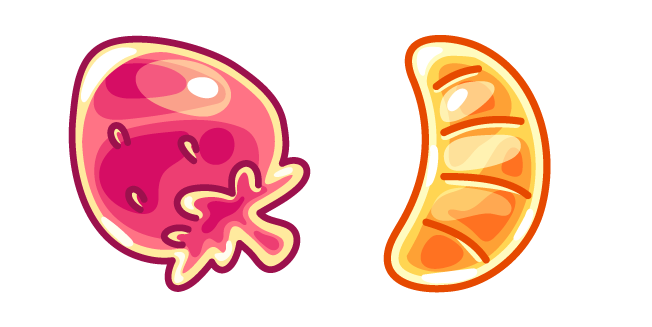 Cute Strawberry and Clementine Gummies